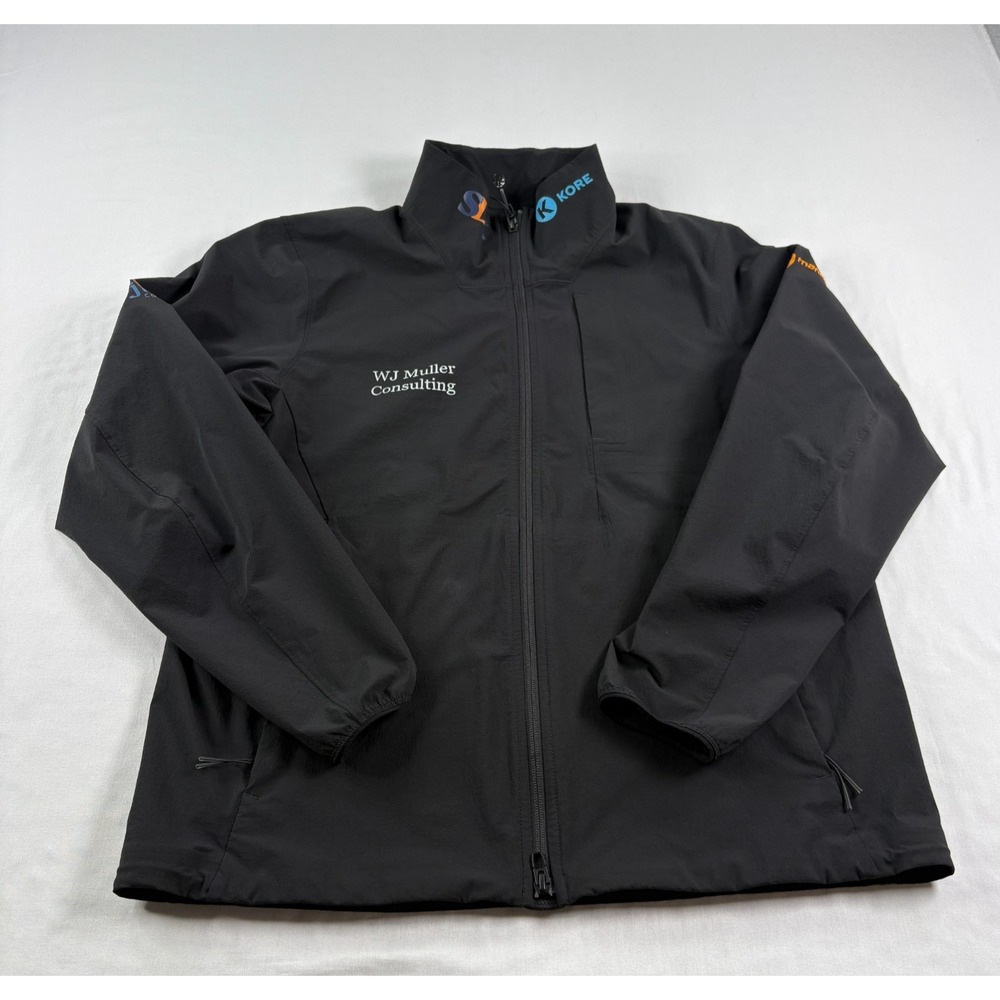 Lululemon Jacket Mens Medium Black Sojourn Windbreaker Full Zip Athleisure